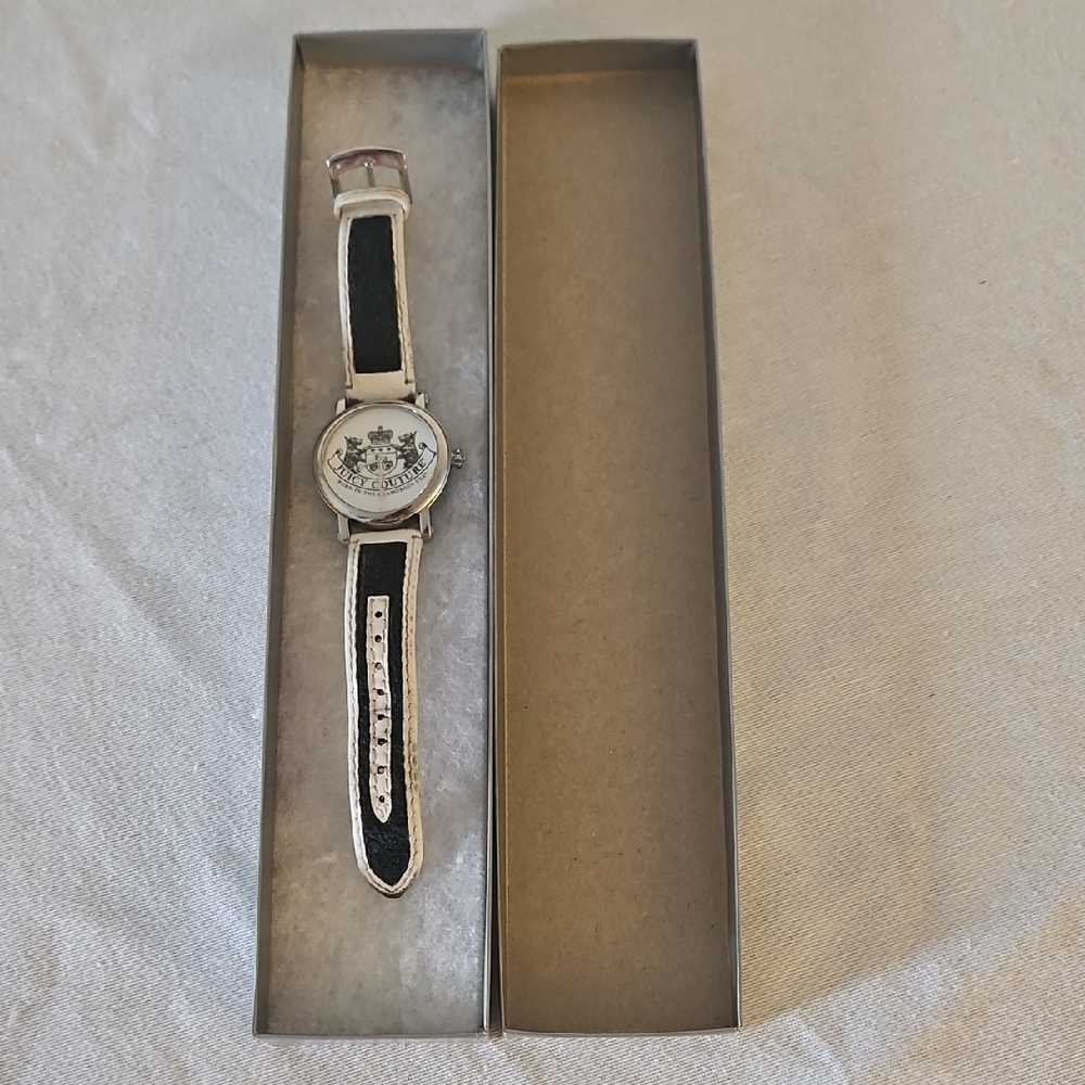 Juicy Couture Black and Silver Women's Watch